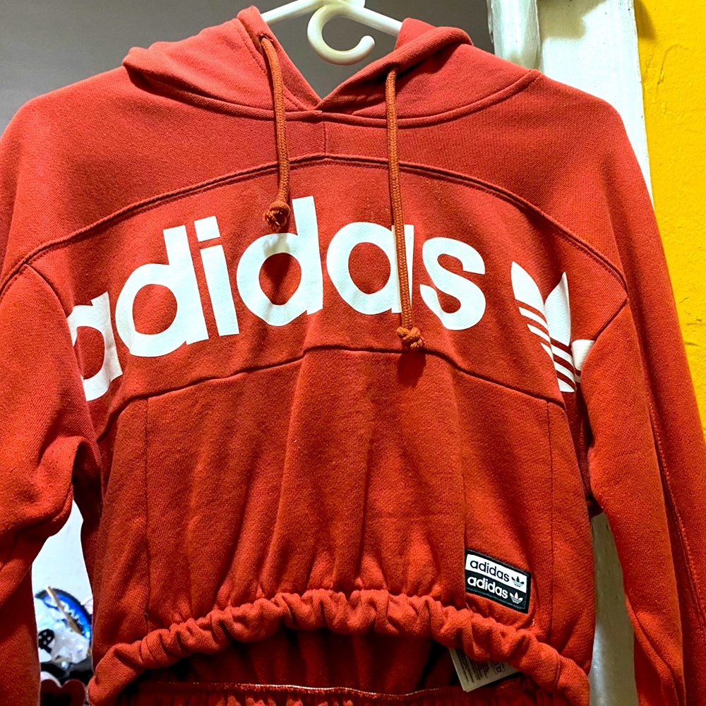 Adidas cropped hoodie